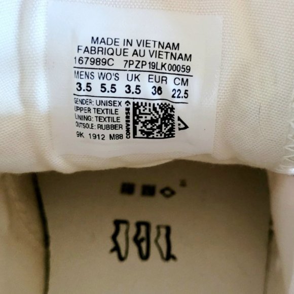 Converse Chuck 70 Hi Culture Weave  Egret Pink Women's 5.5 - Picture 6 of 6